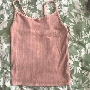 Pink American eagle tank top